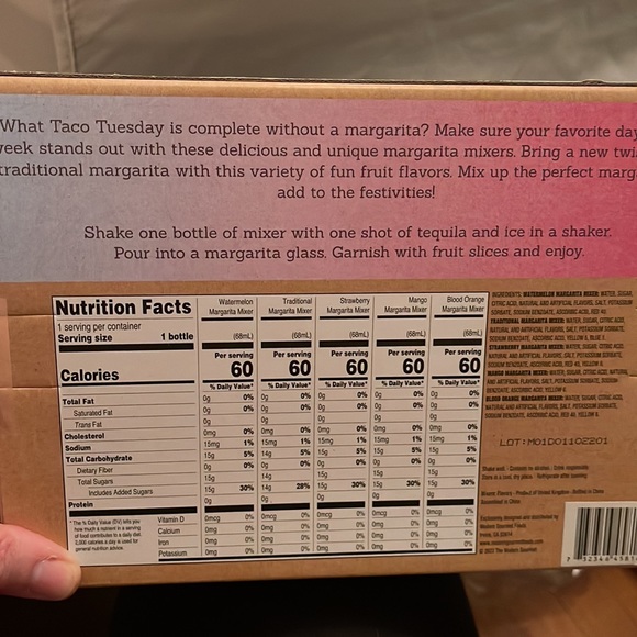 The Modern Gourmet Other The Modern Gourmet Summer Cocktail Mixers Margarita Including 5